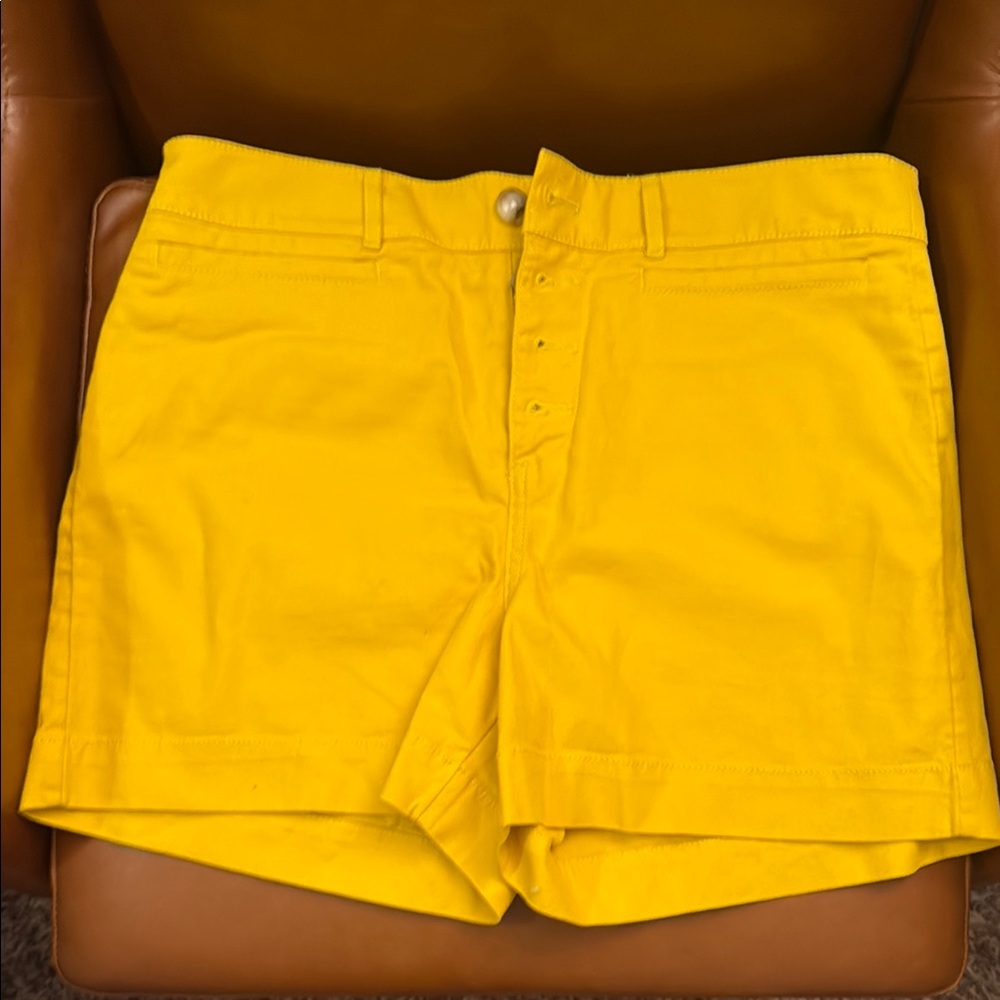Mustard/Golden LOFT shorts